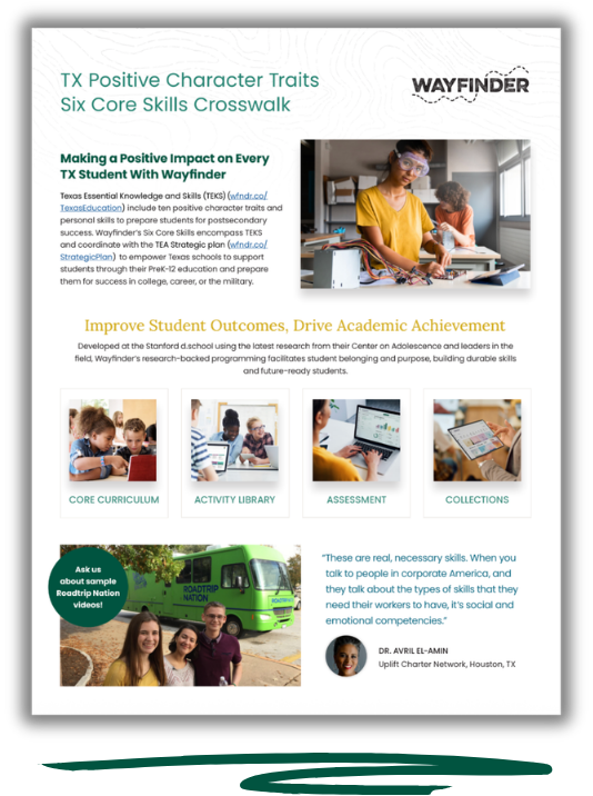 Activities + Lessons to Build Positive Character Traits in Texas