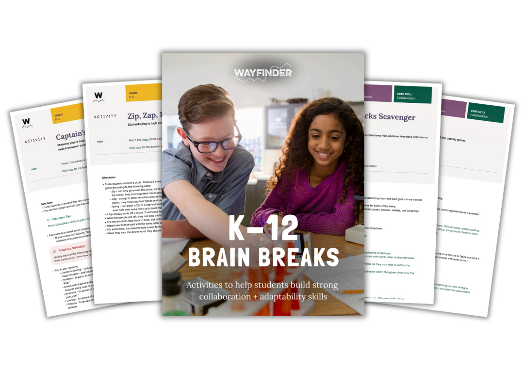 K-12 Brain Breaks Activity Packet Graphic K-12 Brain Breaks Activity Packet Graphic