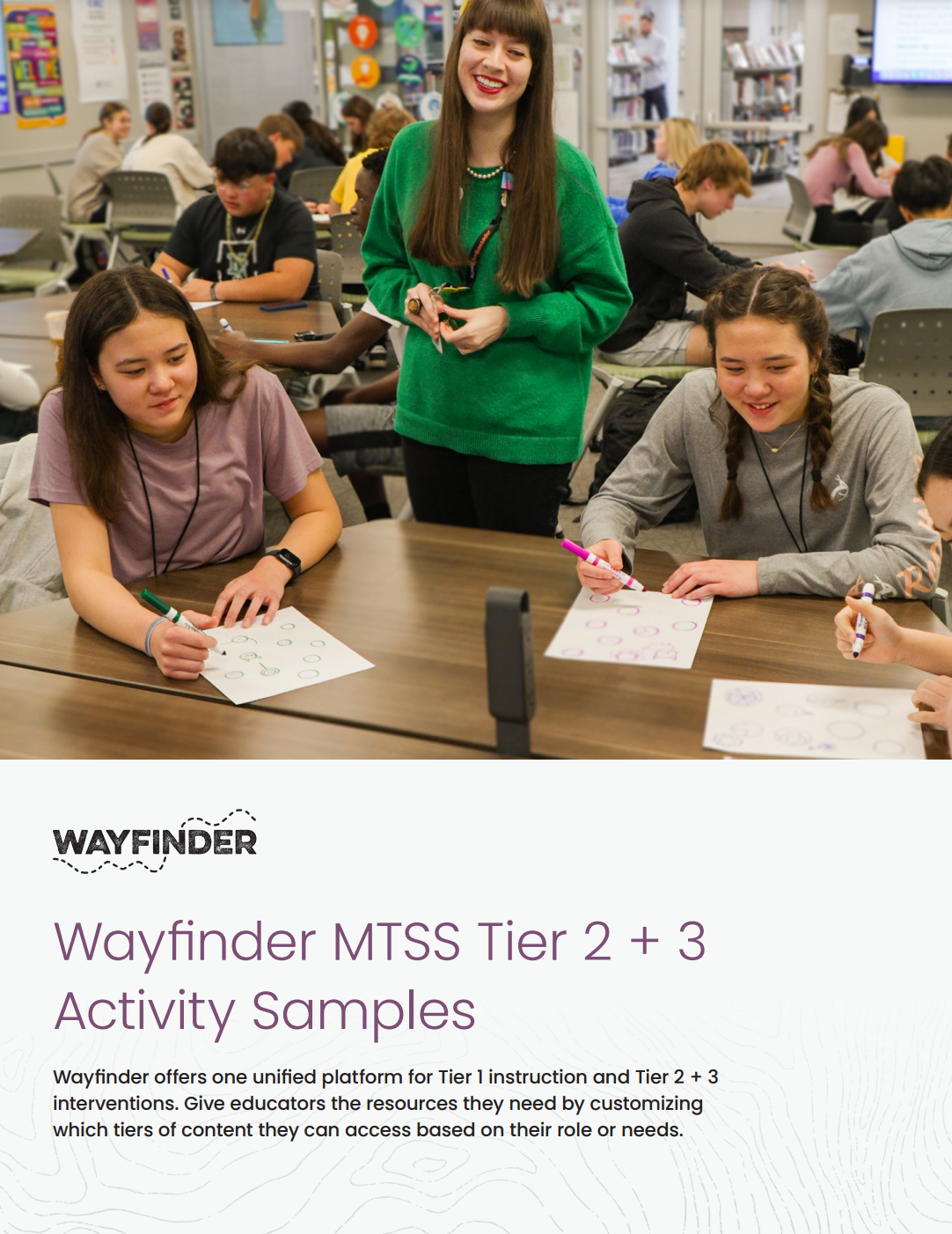 MTSS Tier 2 + 3 Activity Samples Cover