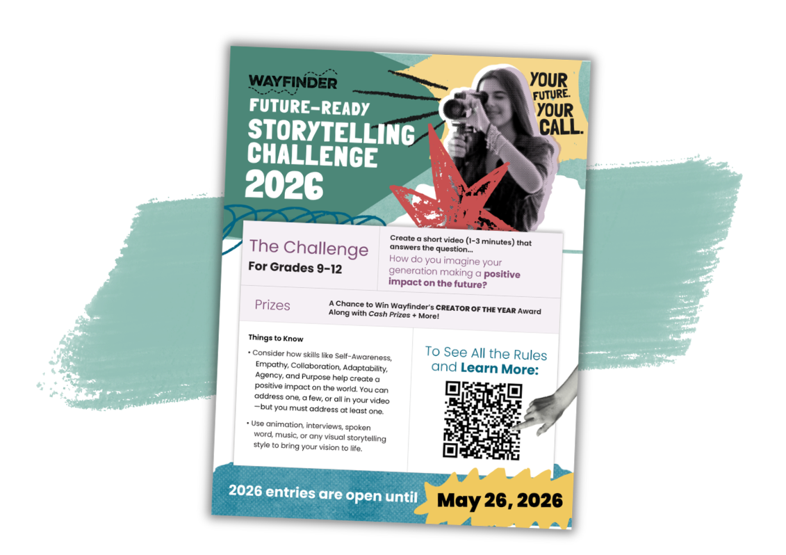 2026 Future-Ready Storytelling Contest Poster Graphic May 26