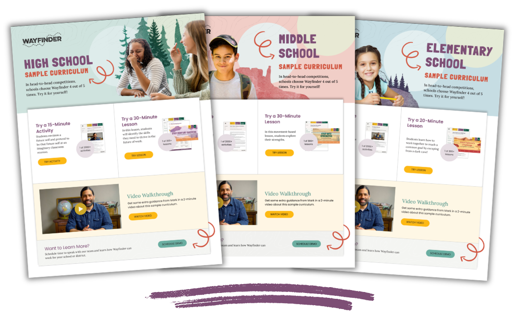 Explore Wayfinder's Free Research-Backed PreK-12 Sample Curriculum