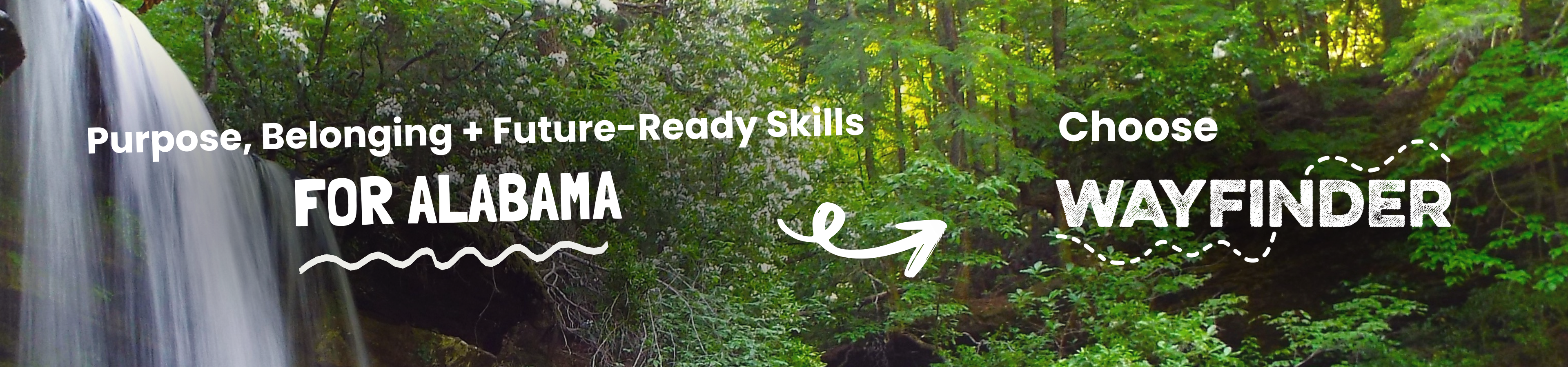 Alabama + Wayfinder Future-Ready Skills banner