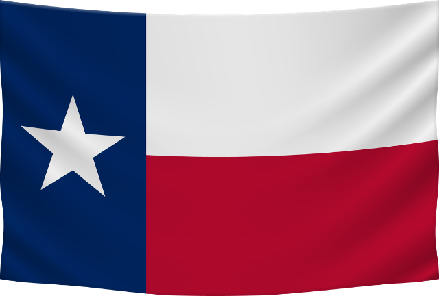 Texas flag transparent